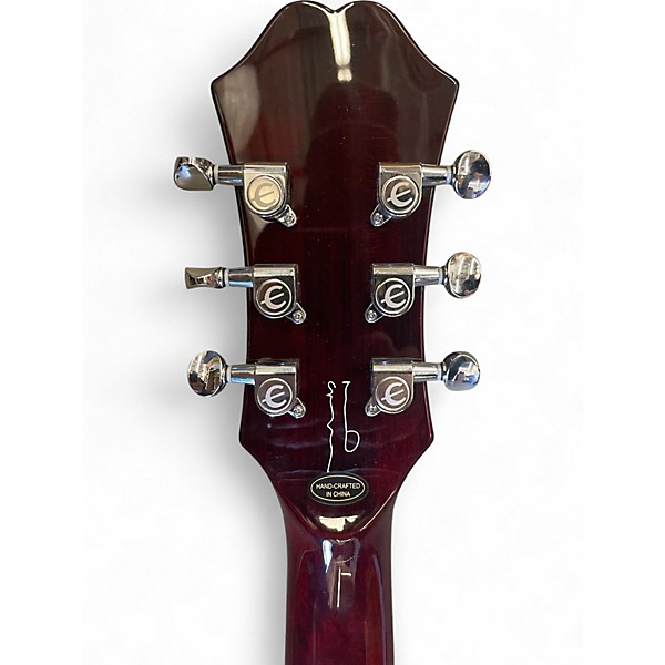 Used Epiphone Noel Gallagher Signature Riviera Burgundy Hollow Body Electric Guitar