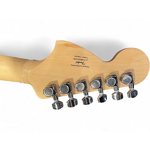 Used Squier Sonic Stratocaster Black Solid Body Electric Guitar