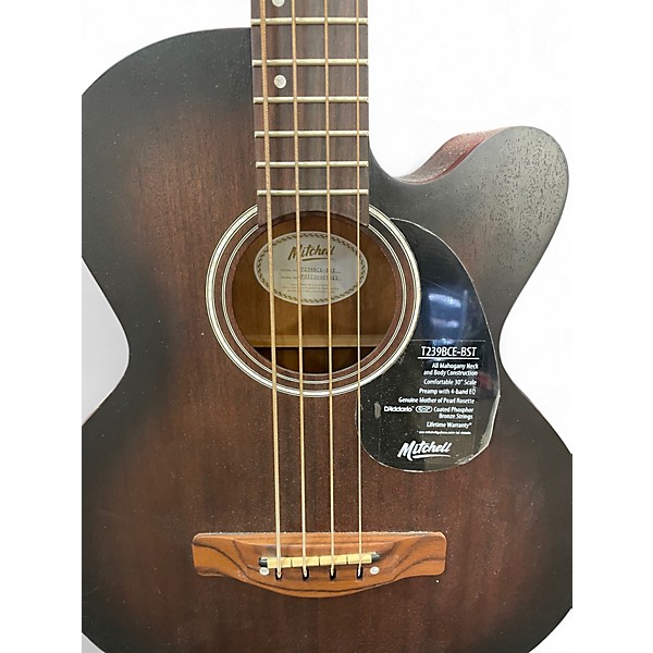 Used Mitchell T239BCE 2 Color Sunburst Acoustic Bass Guitar