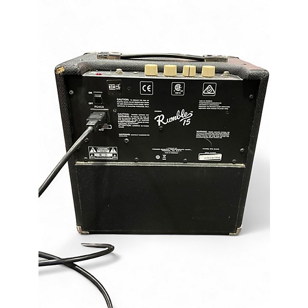 Used Fender Rumble 15 15W 1X8 Bass Combo Amp