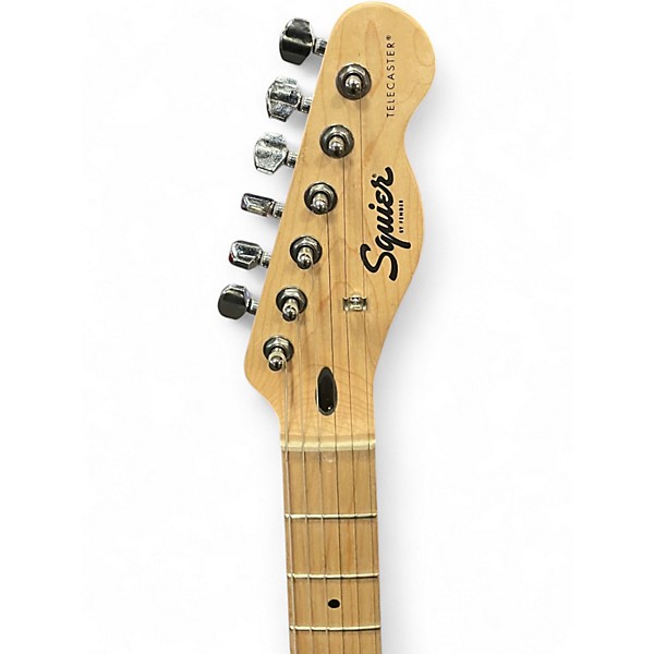 Used Squier Telecaster Yellow Solid Body Electric Guitar