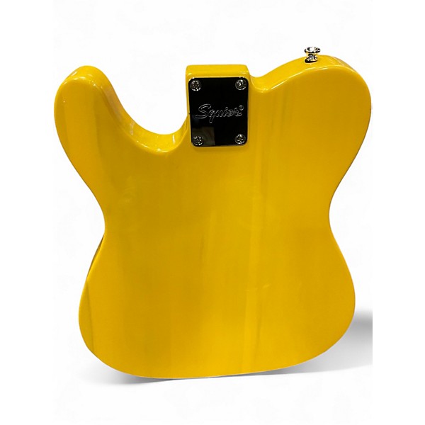 Used Squier Telecaster Yellow Solid Body Electric Guitar