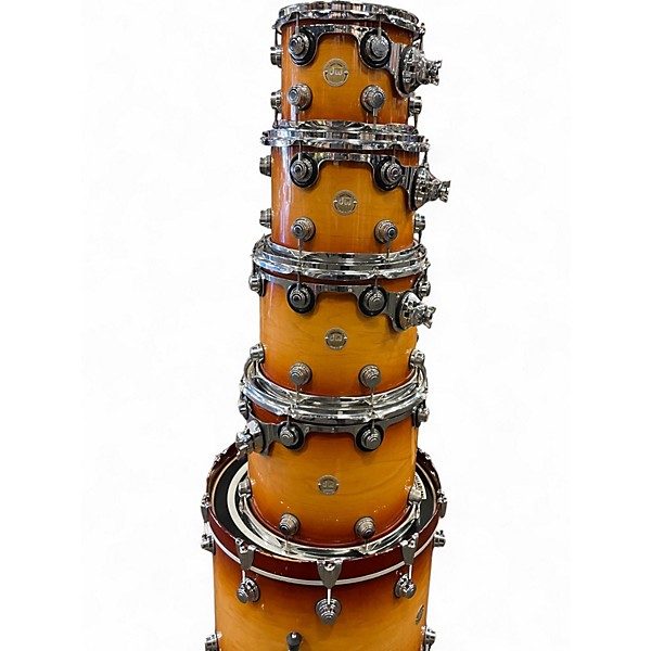 Used DW 5 Piece Collector's Series 2 Color Sunburst Drum Kit