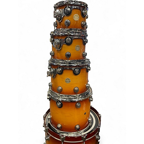 Used DW 5 Piece Collector's Series 2 Color Sunburst Drum Kit