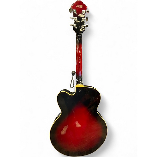 Used Ibanez AF75 Crimson Red Burst Hollow Body Electric Guitar