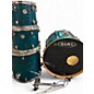 Used Mapex 4 Piece Meridian TEAL Drum Kit thumbnail