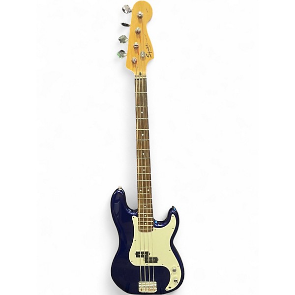 Used Squier Precision Bass Baltic Blue Electric Bass Guitar