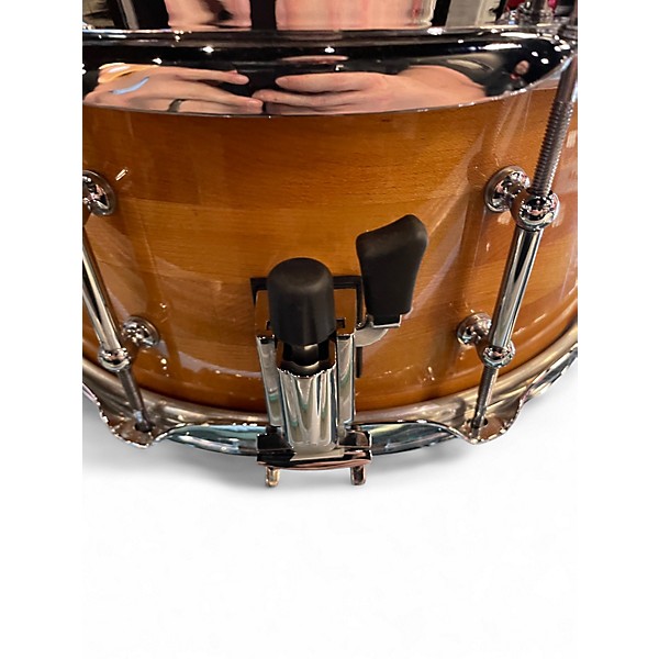 Used Pork Pie 13X6 PERCUSSION Natural Drum