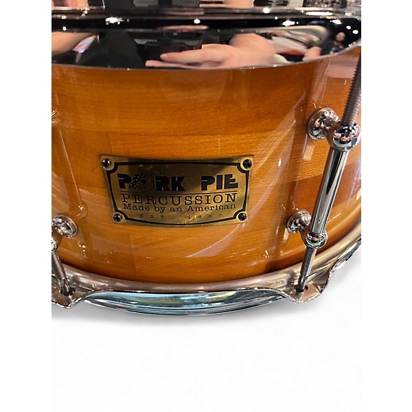 Used Pork Pie 13X6 PERCUSSION Natural Drum