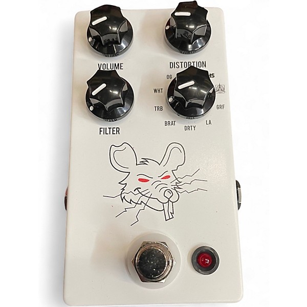 Used JHS Pedals PACKRAT WHITE Effect Pedal