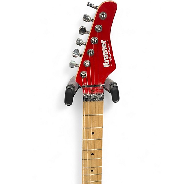 Used Kramer Pacer Series Red Solid Body Electric Guitar