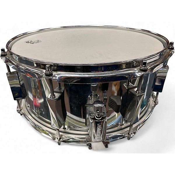 Used Pork Pie 13X6.5 Little Squealer Snare Chrome Drum