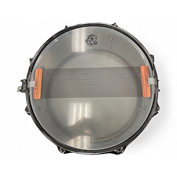 Used Pork Pie 13X6.5 Little Squealer Snare Chrome Drum