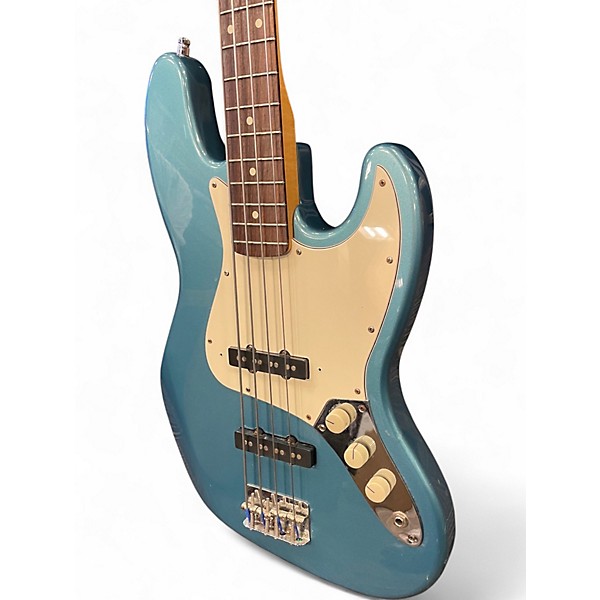 Used 1992 Fender MIM Jazz Bass Ocean Turqoise Electric Bass Guitar