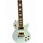 Used Epiphone les paul light blue Solid Body Electric Guitar thumbnail
