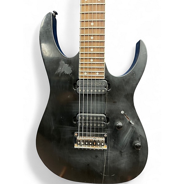Used 2024 Ibanez RG7321 7 String black Solid Body Electric Guitar