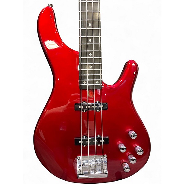 Used Tagima MILLENIUM 4 Candy Apple Red Electric Bass Guitar