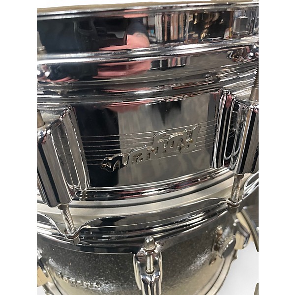 Used 1960s Roger 4 Piece Holiday Outfit Silver Sparkle Drum Kit