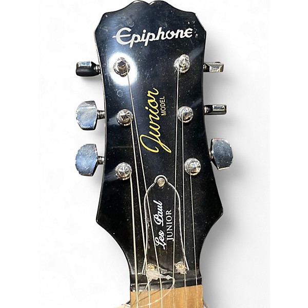 Used Epiphone Les Paul Junior Black Solid Body Electric Guitar