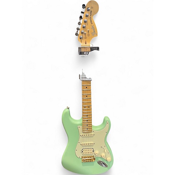 Used 2019 Fender American Performer Stratocaster HSS Mint Green Solid Body Electric Guitar