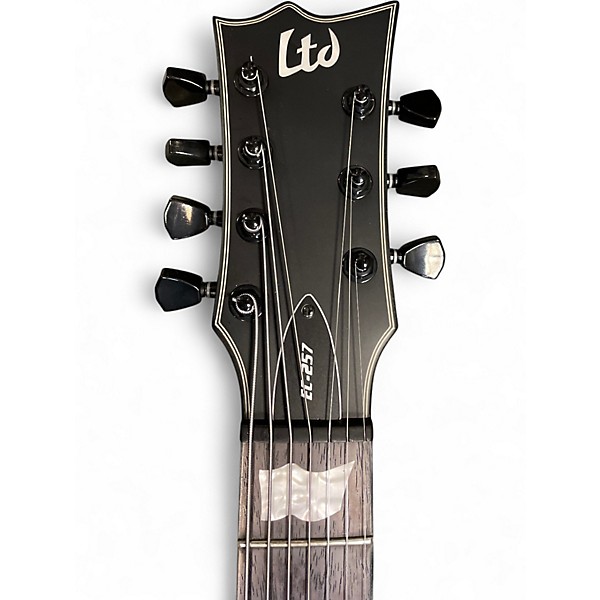 Used ESP LTD EC-257 Flat Black Solid Body Electric Guitar