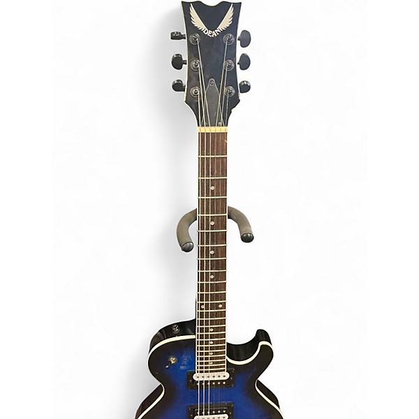 Used Dean THOROUGHBREAD X Blue Burst Solid Body Electric Guitar