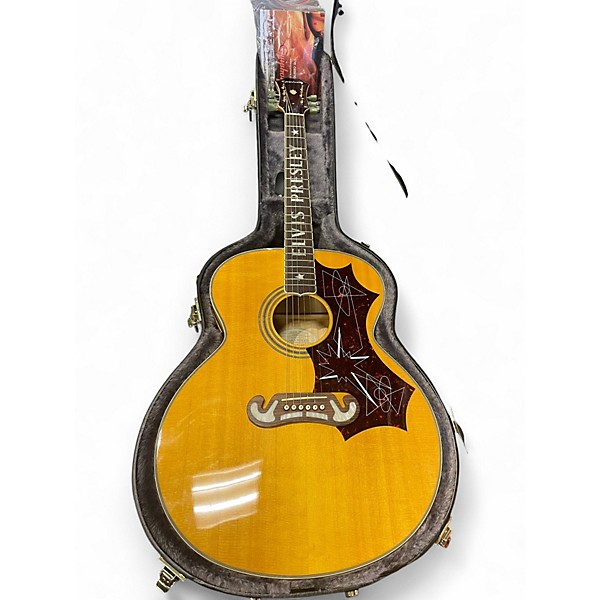 Used Epiphone Elvis Presley Natural Acoustic Guitar