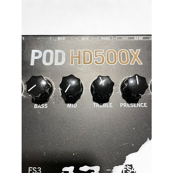 Used Line 6 Pod HD500X Amp Modeler Effect Processor