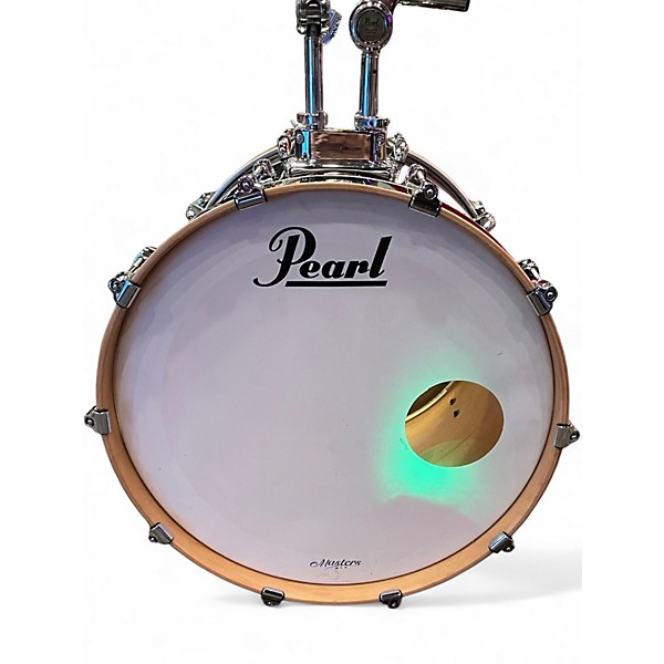 Used 2014 Pearl 4 Piece Masters MCX Series Trans Black Drum Kit