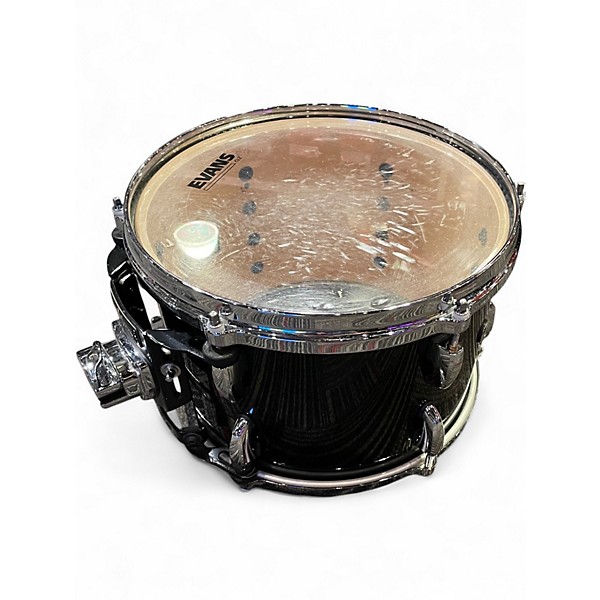 Used 2014 Pearl 4 Piece Masters MCX Series Trans Black Drum Kit