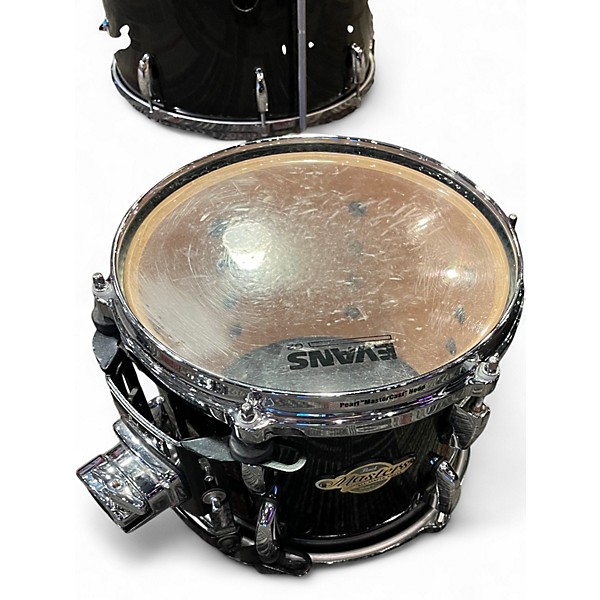 Used 2014 Pearl 4 Piece Masters MCX Series Trans Black Drum Kit