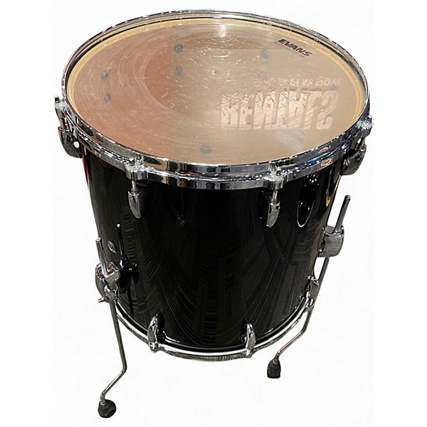 Used 2014 Pearl 4 Piece Masters MCX Series Trans Black Drum Kit