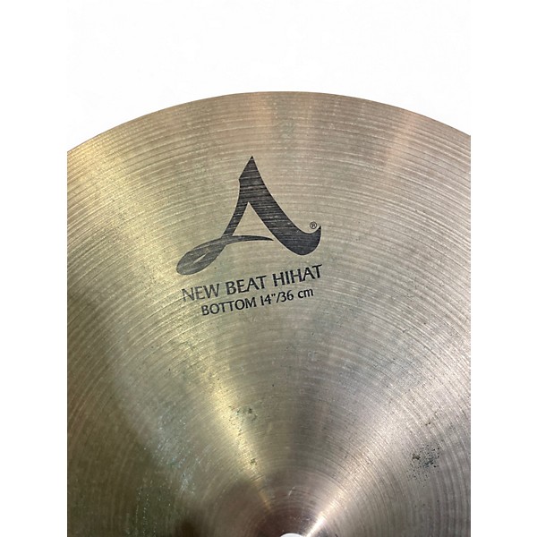 Used Zildjian 14in New Beat Hi Hat Bottom Cymbal
