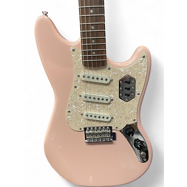 Used Squier Cyclone Shell Pink Solid Body Electric Guitar