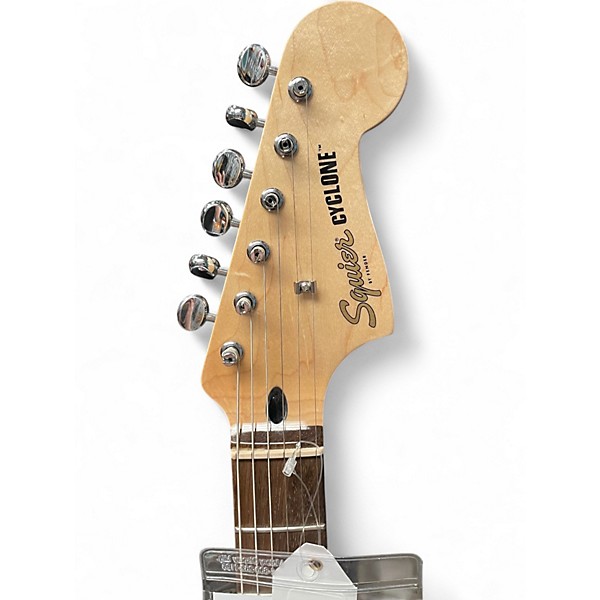 Used Squier Cyclone Shell Pink Solid Body Electric Guitar