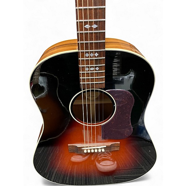 Used Blueridge BG60 Contemporary Series Slope Shoulder Dreadnought 2 Color Sunburst Acoustic Guitar