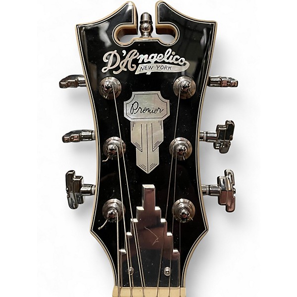 Used 2021 D'Angelico premier mini dc ice tea burst Hollow Body Electric Guitar