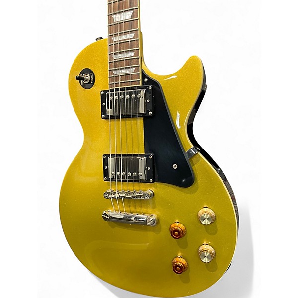 Used 2010 Epiphone Custom shop Joe Bonamassa Les Paul Metallic Gold Solid Body Electric Guitar