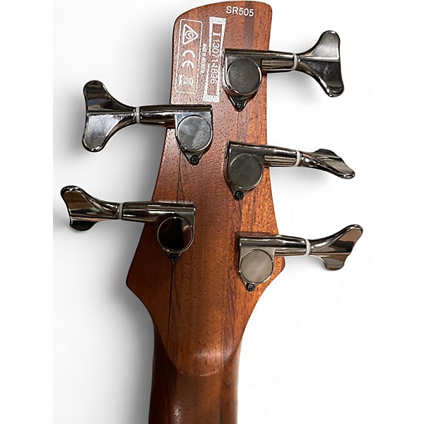 Used Ibanez SR505 5 String Mahogany Electric Bass Guitar