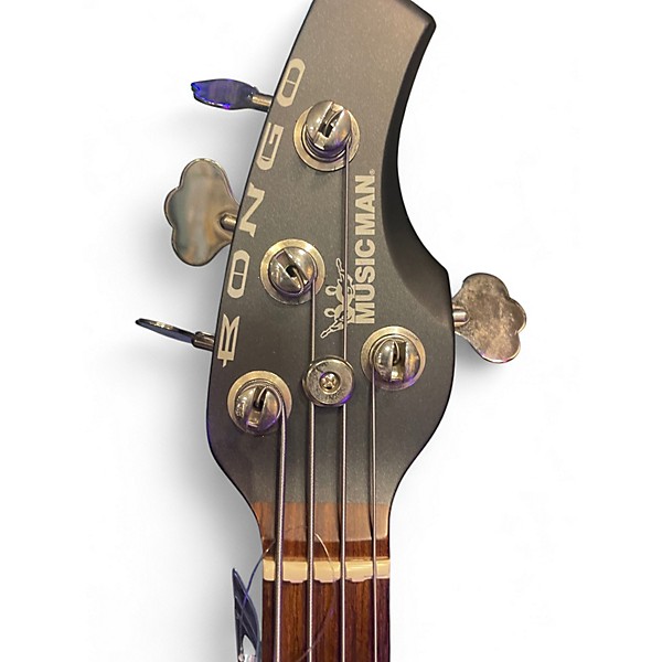 Used Ernie Ball Music Man Bongo 4 String GRAPHITE GRAY Electric Bass Guitar