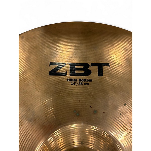 Used Zildjian 14in ZBT Hi Hat Bottom Cymbal