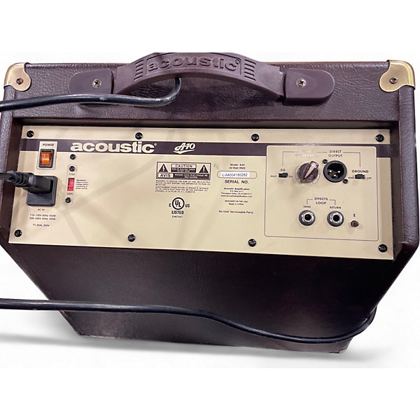 Used Acoustic A40 40W Acoustic Guitar Combo Amp