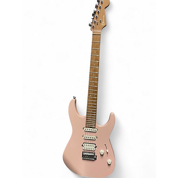 Used 2019 Charvel PRO MOD DK 24  SHELL PINK Solid Body Electric Guitar