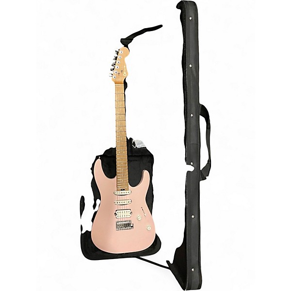 Used 2019 Charvel PRO MOD DK 24  SHELL PINK Solid Body Electric Guitar