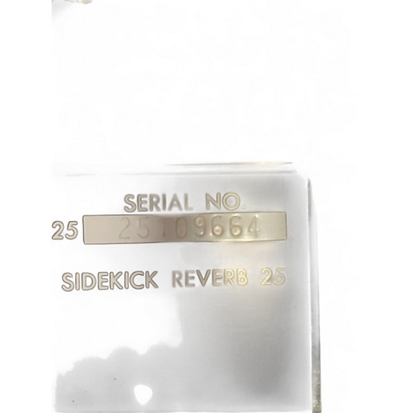 Used Fender Sidekick Reverb 25 Guitar Combo Amp