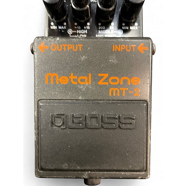 Used BOSS MT2 Metal Zone Distortion Effect Pedal