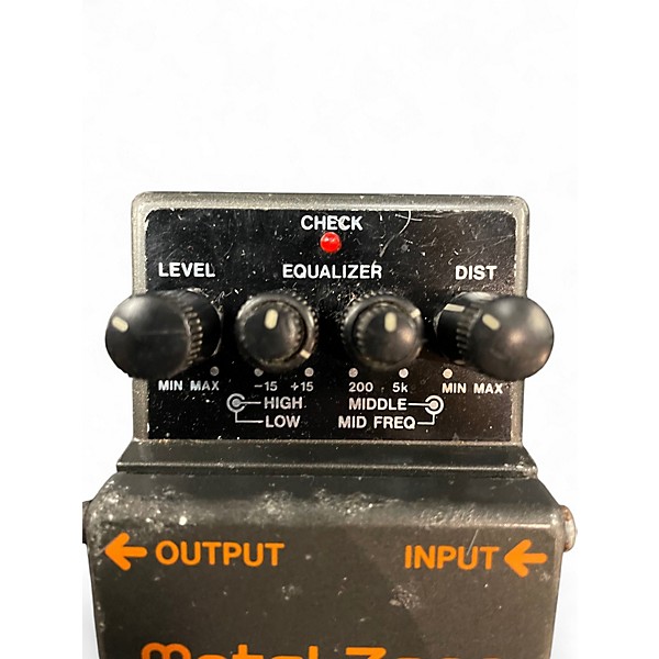 Used BOSS MT2 Metal Zone Distortion Effect Pedal