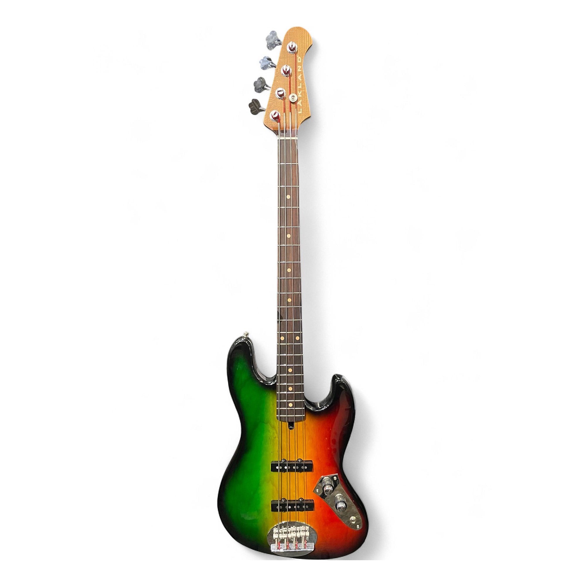 Used 2025 Lakland 44-60 Rasta Electric Bass Guitar Rasta | Guitar