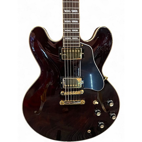Used Gibson ES345 Wine Red Hollow Body Electric Guitar