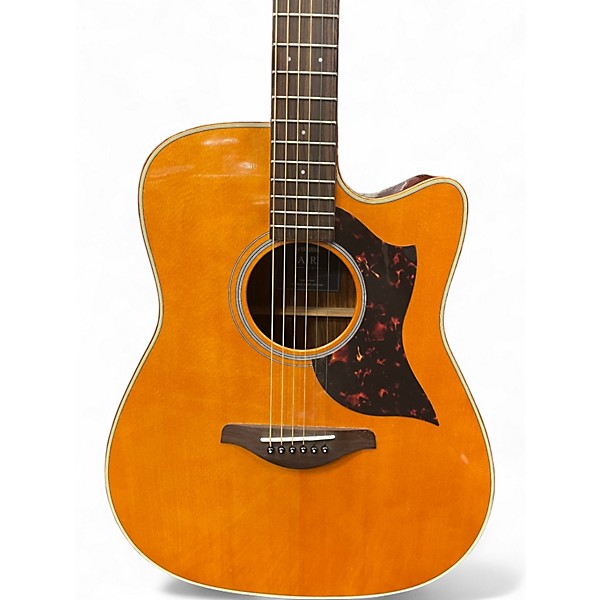 Used Yamaha A1R Natural Acoustic Electric Guitar